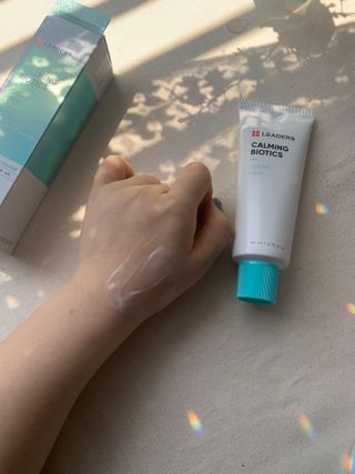 리더스코스메틱 리더스 카밍 바이오틱스 크림 마스크 — 5점을 준 리뷰어가 2021년 4월 올린 사용 사진