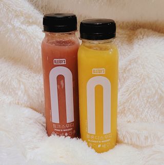 BLENDY'S 핑크 스무디+블론디 스무디 — 4점을 준 리뷰어가 2021년 11월 올린 사용 사진