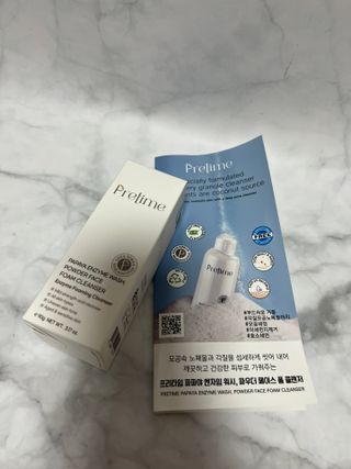 프리타임1 프리타임 파파야 엔자임 워시, 파우더 페이스 폼 클렌저 — 5점을 준 리뷰어가 2023년 4월 올린 사용 사진