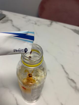 자연에온 아르긴포스 L-아르기닌 5555mg 스틱 15개입 1박스 — 5점을 준 리뷰어가 2021년 4월 올린 사용 사진