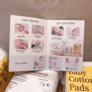 디어엘로디 프리미엄 유기농 유아 솜티슈 60매  2 + 1 PACK — 5점을 준 리뷰어가 2021년 3월 올린 사용 사진