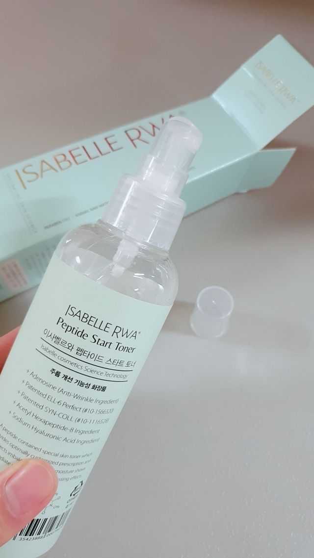 이사벨르와 펩타이드 스타트 토너 200ml 대용량 에센스토너 리뷰 사진