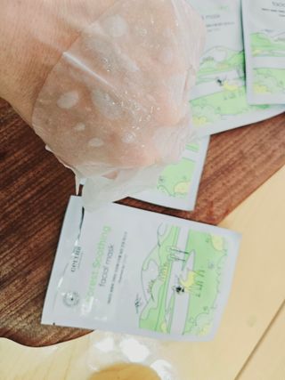 세뚜아(Cettua) 나우[세뚜아] 포레스트 수딩 마스크 Cettual Forest  Soothing Mask 4매 — 5점을 준 리뷰어가 2024년 3월 올린 사용 사진