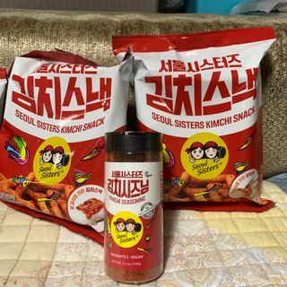 [서울시스터즈] 김치시즈닝 국내 최초 뿌려먹는 김치파우더 100g 1개+ 신제품 김치스낵 90g 2개 — 5점을 준 리뷰어가 2021년 8월 올린 사용 사진