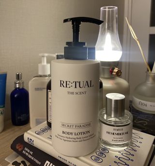 레츄얼 더 센트 바디로션 시크릿 파라다이스(500ml) — 5점을 준 리뷰어가 2022년 10월 올린 사용 사진