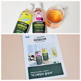 더그레잇티 콤부차 300ml *12개입 (오리지널 6개+베리리치 6개) — 4점을 준 리뷰어가 2022년 7월 올린 사용 사진