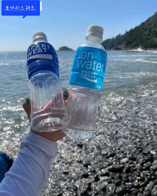 [동아오츠카] 포카리스웨트  500ml PET + 이온워터 500ml PET — 5점을 준 리뷰어가 2025년 7월 올린 사용 사진