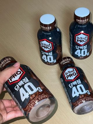 닥터유 프로 단백질 드링크 40g 초코 닥터유 프로 단백질드링크 40g 초코 — 4.5점을 준 리뷰어가 2024년 9월 올린 사용 사진