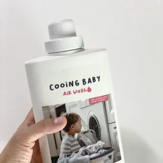 쿠잉베이비 에어워시 세탁세제,섬유유연제 1L — 5점을 준 리뷰어가 2023년 1월 올린 사용 사진