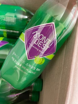몽베스트 Montbest with Sparkling water Lime20병 — 5점을 준 리뷰어가 2021년 10월 올린 사용 사진
