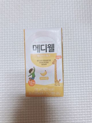 메디웰 페디아드링크 미니 바나나맛 — 4점을 준 리뷰어가 2022년 8월 올린 사용 사진