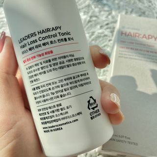 리더스코스메틱 리더스 헤어 라피 헤어 로스 컨트롤 토닉 — 5점을 준 리뷰어가 2020년 12월 올린 사용 사진