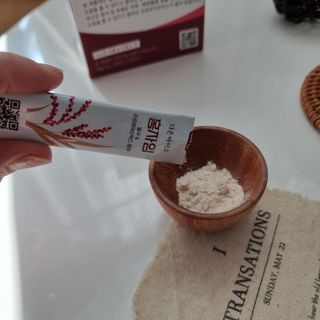 하루 1포로 콜레스테롤, 유산균, 고역가 소화효소까지 한번에 섭취! 다온바이오 홍자임 1개월분(30포) — 5점을 준 리뷰어가 2022년 11월 올린 사용 사진