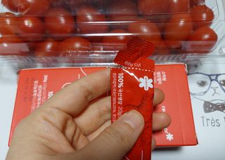 레드닥터 대추방울토마토 + 본생강 망고맛 스틱형 젤리 — 5점을 준 리뷰어가 2022년 12월 올린 사용 사진