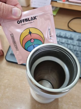 [오프블랙] 아침을 상큼하게 시작하는 에너지티! 유아골든 블렌딩홍차 12T — 5점을 준 리뷰어가 2021년 12월 올린 사용 사진