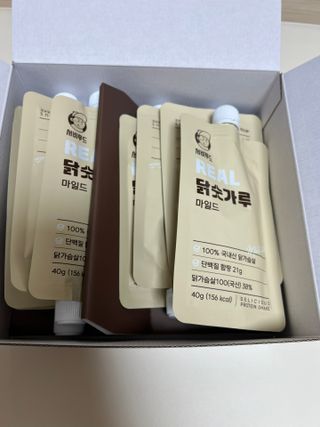 서비푸드 리얼 닭숫가루 마일드 1SET 10개입 — 4점을 준 리뷰어가 2022년 1월 올린 사용 사진