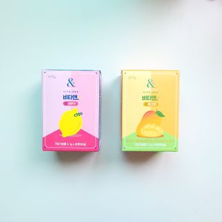 비타앤C 레몬맛, 망고맛 — 5점을 준 리뷰어가 2021년 4월 올린 사용 사진