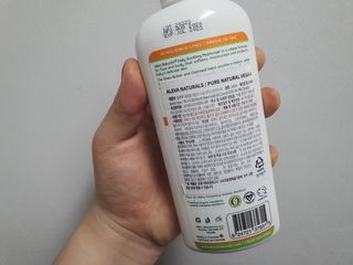 알레바 내츄럴 데일리 수딩 모이스처라이저럴 아기 로션 — 5점을 준 리뷰어가 2021년 2월 올린 사용 사진