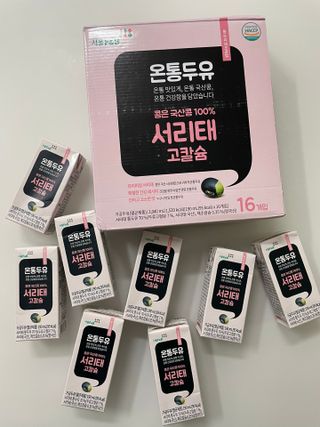 서울에프엔비 온통두유 서리태 고칼슘 190mL — 5점을 준 리뷰어가 2021년 11월 올린 사용 사진