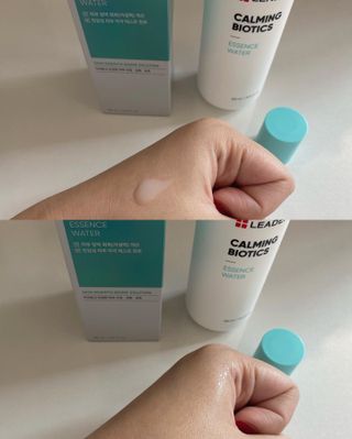 리더스코스메틱 리더스 카밍 바이오틱스 에센스 워터 — 5점을 준 리뷰어가 2021년 10월 올린 사용 사진