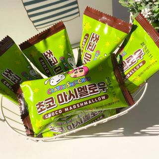 (주) 피치코리아 짱구 초코마시멜로우 X 10개입 — 5점을 준 리뷰어가 2023년 3월 올린 사용 사진
