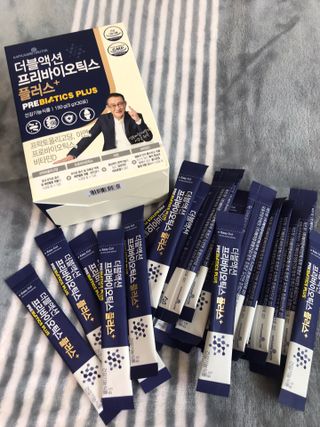 메이준뉴트리 더블액션 프리바이오틱스 플러스+ — 5점을 준 리뷰어가 2021년 5월 올린 사용 사진