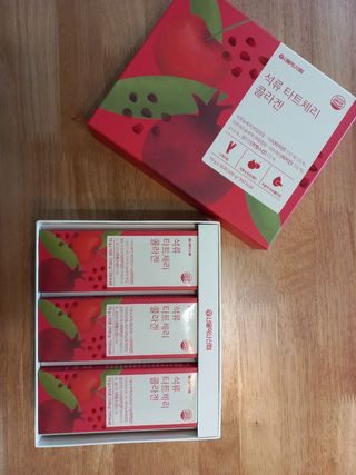 서울약사신협_석류 타트체리 콜라겐_10g x 30포 — 5점을 준 리뷰어가 2021년 8월 올린 사용 사진