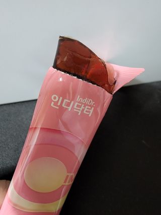 [인디닥터] 면역 생생 핑크 이뮨 젤리 — 4점을 준 리뷰어가 2022년 5월 올린 사용 사진