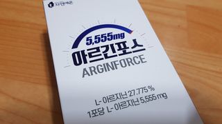 자연에온 아르긴포스 L-아르기닌 5555mg 스틱 15개입 1박스 — 4점을 준 리뷰어가 2021년 4월 올린 사용 사진