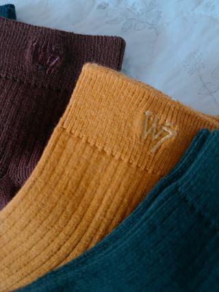 [사이즈가 있는 양말 필로이] 남/여 골지 발목 양말 4족 세트 남【S, M, L, XL】여【S, M, L】_컬러 랜덤 — 5점을 준 리뷰어가 2022년 6월 올린 사용 사진