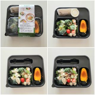 참살이도시락 작심삼일 샐러드도시락 3개 맛보기 새벽배송 또는 택배배송 — 5점을 준 리뷰어가 2021년 9월 올린 사용 사진