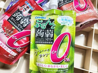 ORIHIRO 오리히로 곤약젤리 제로칼로리 130g 4종 4팩(맛별로 1팩씩) — 4점을 준 리뷰어가 2023년 3월 올린 사용 사진