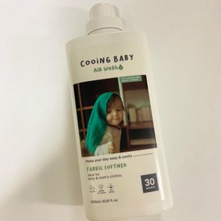 쿠잉베이비 에어워시 세탁세제,섬유유연제 1L — 5점을 준 리뷰어가 2023년 1월 올린 사용 사진