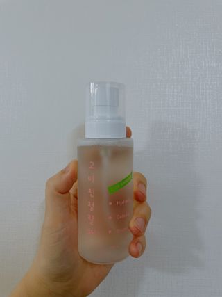 [시카앰플] 묘오한 고마진정할때 진정 스프레이 앰플 150ml — 5점을 준 리뷰어가 2021년 3월 올린 사용 사진