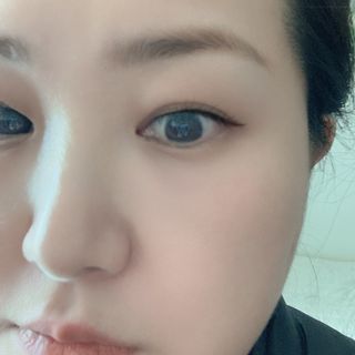 [MONDRAW] 몬드로우 붓펜 아이라이너 — 4점을 준 리뷰어가 2022년 1월 올린 사용 사진
