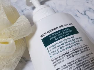 셀라피 에이리페어 크림 바디 워시 2세대 500ml — 5점을 준 리뷰어가 2021년 1월 올린 사용 사진