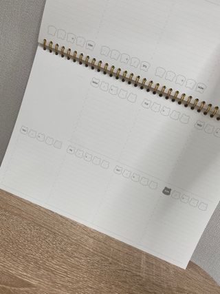 리훈 곰부 체크리스트+ 곰부 리무버블스티커 1장 — 5점을 준 리뷰어가 2021년 4월 올린 사용 사진