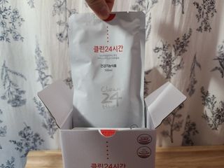 클린24시간 1BOX(5포) + 전용보틀(500ml) — 5점을 준 리뷰어가 2023년 4월 올린 사용 사진
