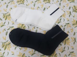[사이즈가 있는 양말 필로이] 남자 골프 스포츠 발목 양말 2족 세트【 S, M, L, XL】4가지 사이즈 — 5점을 준 리뷰어가 2022년 8월 올린 사용 사진