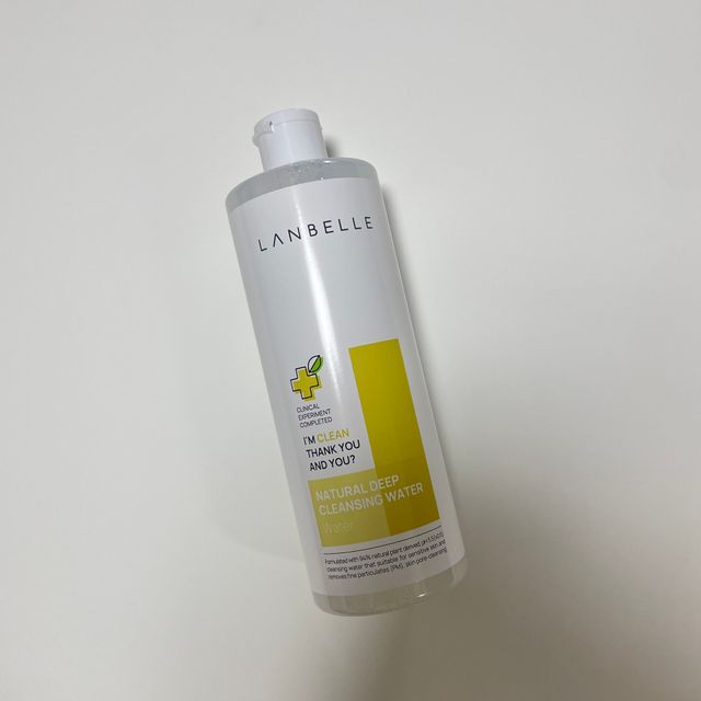 랑벨 내츄럴 딥 클렌징 워터 500ml 리뷰 사진