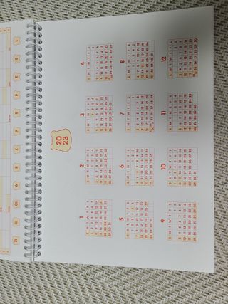 리훈 2023년 곰부 체크리스트 위클리 다이어리 — 3점을 준 리뷰어가 2022년 11월 올린 사용 사진