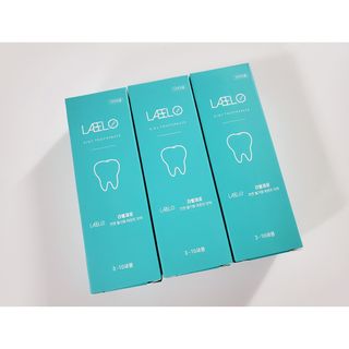 치과에서 쓰는 치약 _ 라벨제로 저불소 꼬마, 키즈, 유아, 베이비, 주니어 안전한 어린이치약 — 5점을 준 리뷰어가 2022년 12월 올린 사용 사진