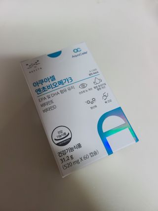 메디포스트 모비타 아쿠아셀 엔초비오메가3 60캡슐 — 5점을 준 리뷰어가 2022년 12월 올린 사용 사진