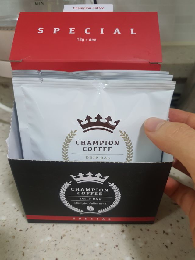 챔피언커피 스페셜 드립백 리뷰 사진