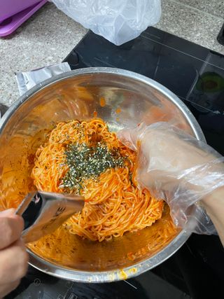 [한면원] 비빔국수 2인분 — 5점을 준 리뷰어가 2022년 8월 올린 사용 사진