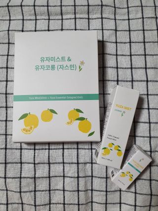유자야 3종 SET유자 페이셜미스트+유자코롱 세트(퓨어/라벤더/자스민) — 5점을 준 리뷰어가 2022년 7월 올린 사용 사진