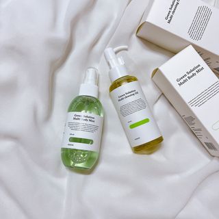 [녹산] 그린 솔루션 멀티 클렌징 오일 + 그린 솔루션 멀티 바디 미스트 — 5점을 준 리뷰어가 2022년 10월 올린 사용 사진