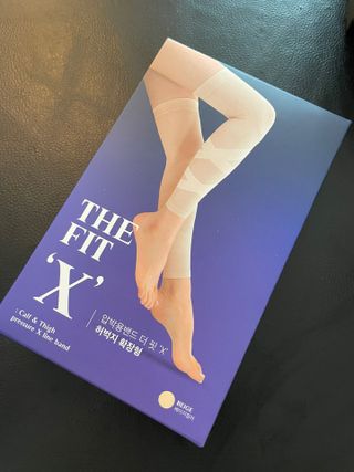 땡스마이레그 더핏X 압박밴드 허벅지확장형 — 5점을 준 리뷰어가 2022년 7월 올린 사용 사진