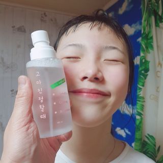 [묘오한] 고농축 분사형 진정 보습 앰플 고마진정할때 + 약산성 폼클렌징 고마지워질때 — 4.5점을 준 리뷰어가 2021년 2월 올린 사용 사진