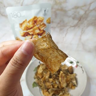 오희숙 전통부각 명인 찹쌀김부각, 찹쌀다시마부각, 황태껍질튀각 총 6봉 — 5점을 준 리뷰어가 2021년 6월 올린 사용 사진